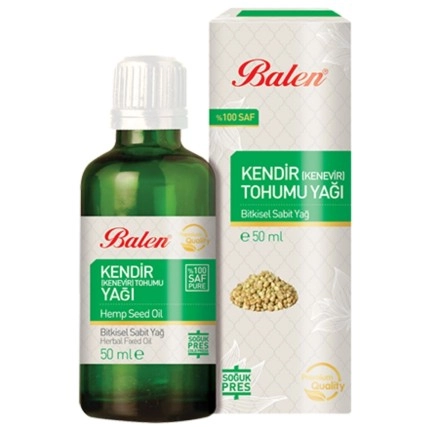 Balen Kendir (Kenevir) Tohumu Yağı 50 Ml