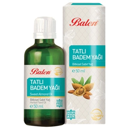 Balen Tatlı Badem Yağı 50 ml Soğuk Pres