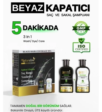 NATURALİNE BLACK HAİR ŞAMPUAN 200+200ML