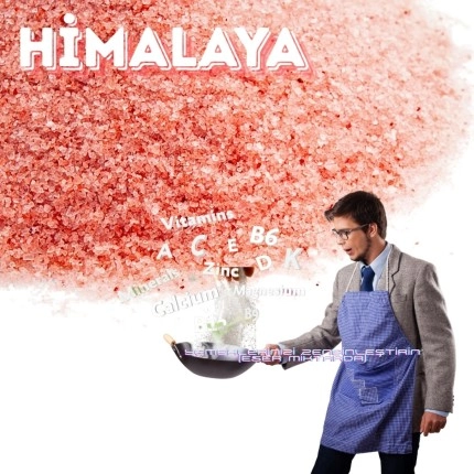 Himalaya Kaya Tuz Tozu – İnce Öğütülmüş | %100 Doğal & Katkısız