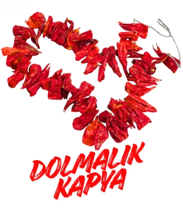 1 BAĞ ( 45-50 ARASI) KAPYA BİBER-DOLMALIK KAPYA-