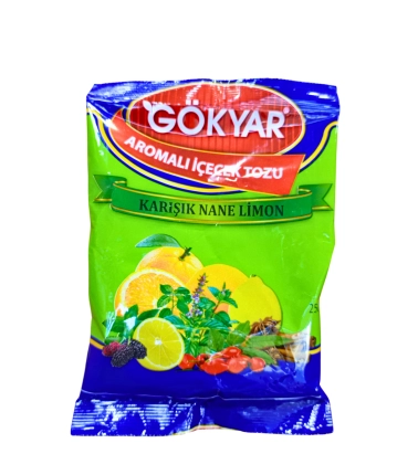 GÖKYAR TOZ İÇECEK POŞETLİ NANE LİMON 250 GR